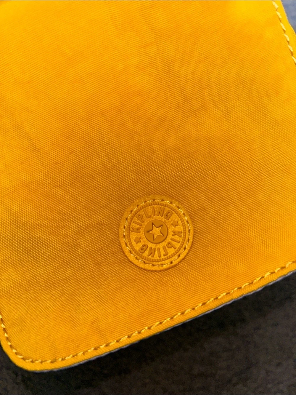 Kipling Yellow Crossbody with Monkey Charm